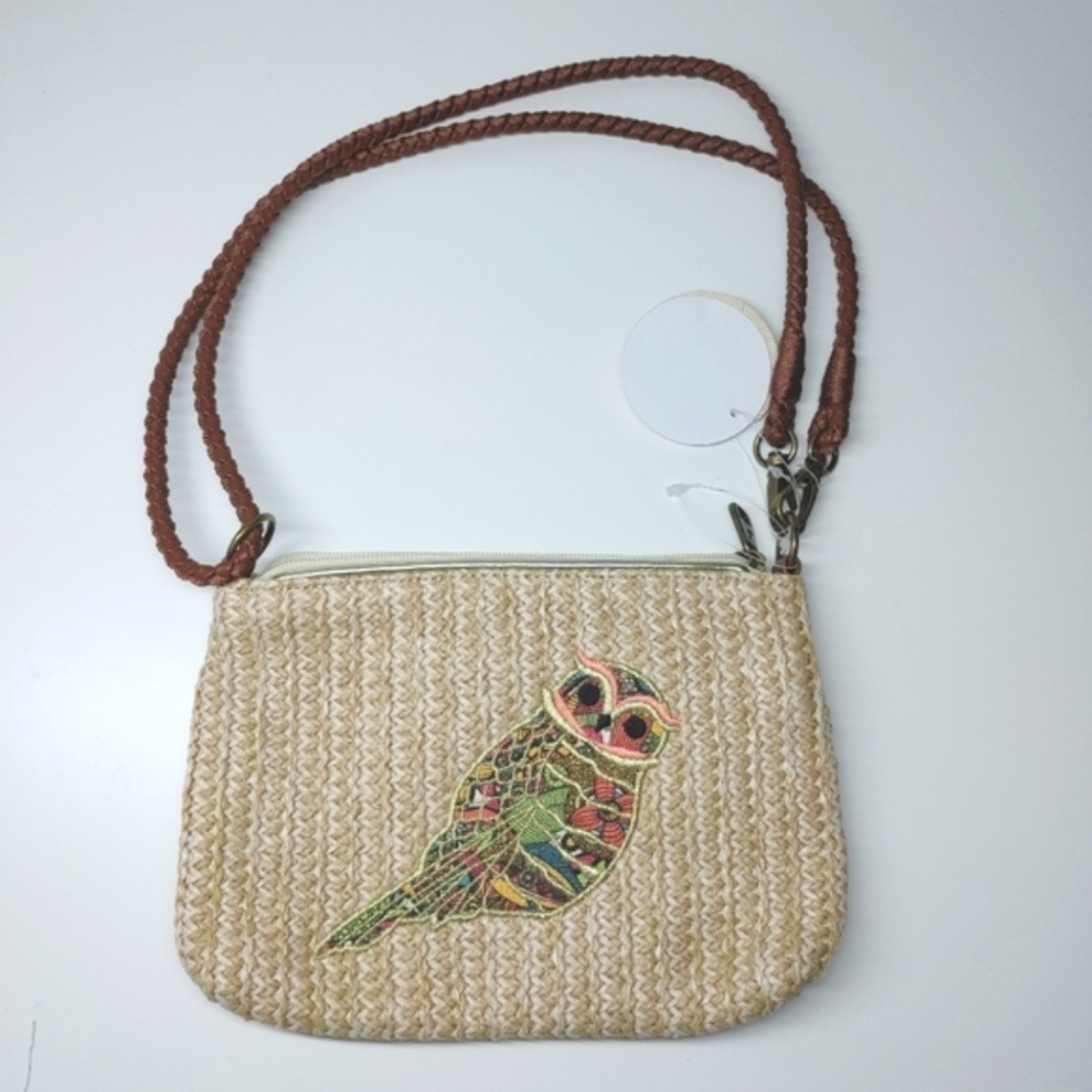 NEW Sakroots Campus Mini Bag with Colorful Owl Detail Y2K